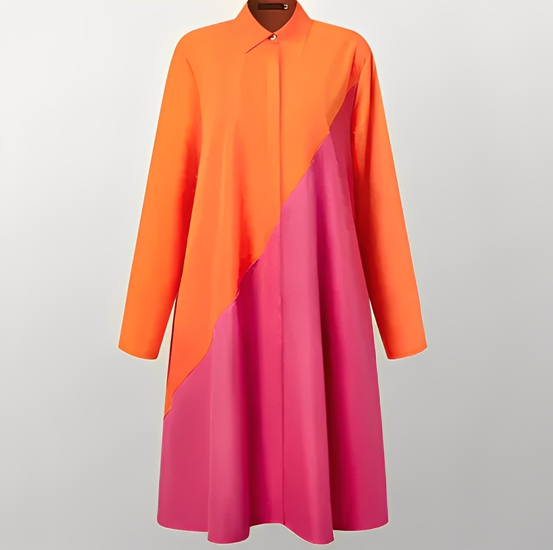 Maeva – Moderne Skjortekjole for Kvinner