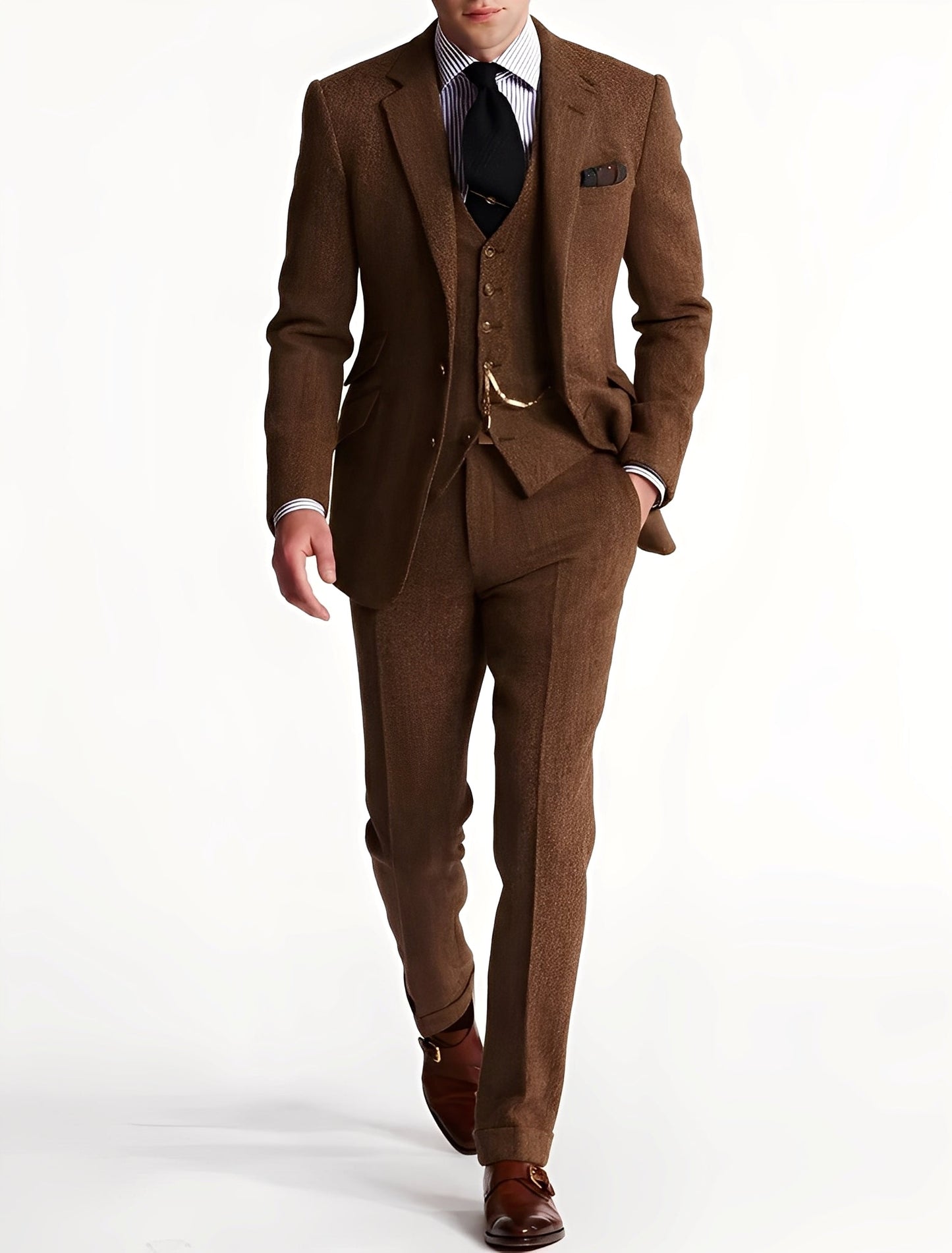Desmond - Formell tredelt tweed-smoking for herrer