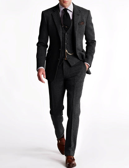 Desmond - Formell tredelt tweed-smoking for herrer