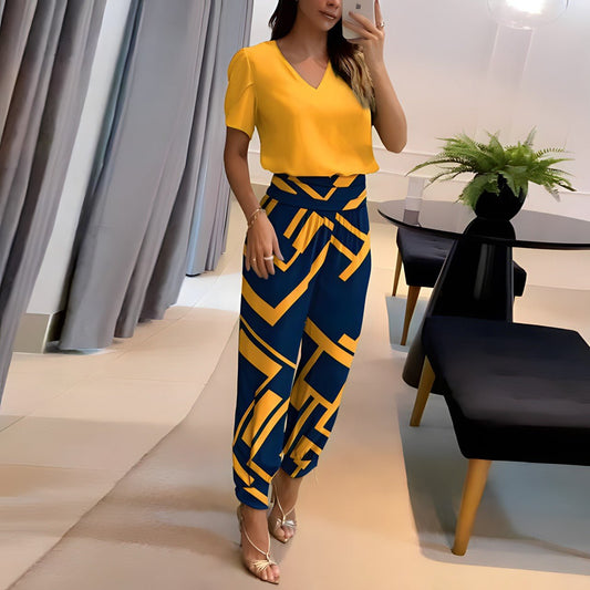 Alexandra – Set av bluse og bukse