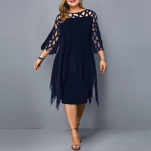 Harper – Midi-kjole i plus size