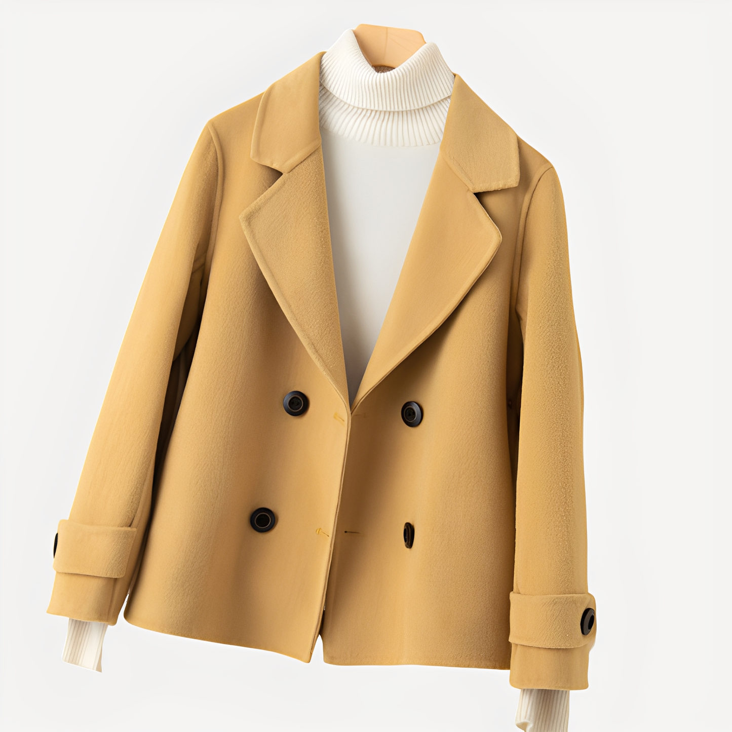 Sofia - Elegant kort kasjmirjakke for damer