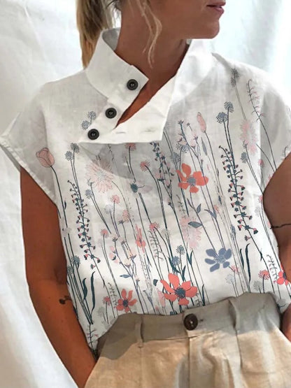 Anna – Vennlig Overdel med Trykk