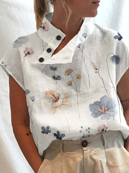 Anna – Vennlig Overdel med Trykk