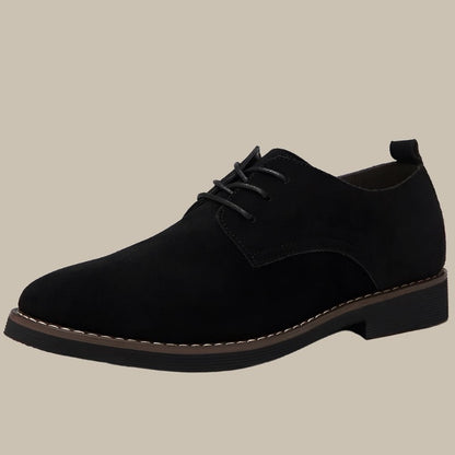 Elias – Elegante semsket skinn Oxford-sko for menn