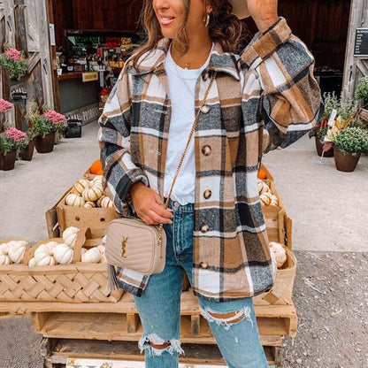 Anna – Oversize flanellskjorte i trend