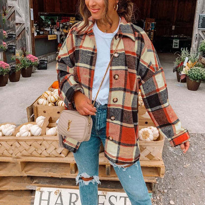 Anna – Oversize flanellskjorte i trend