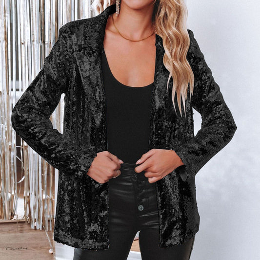 Cora – Elegant paljettblazer